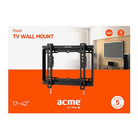 Acme | Wall Mount | MTSF11 | Fixed | 17-43 "" | Maximum weight (capacity) 20 kg | Black - 12